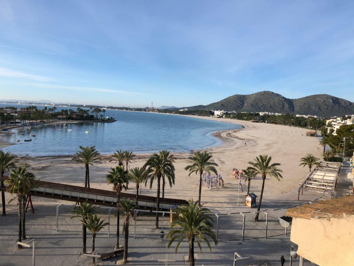 Grand Terrace Apartment In Puerto De Alcudia Eksteriør billede
